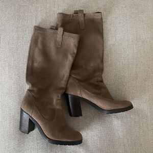 Ralph Lauren Leather Knee High Boots